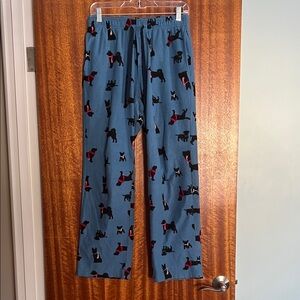 Sonoma Blue Pajama Pants with Dog Print